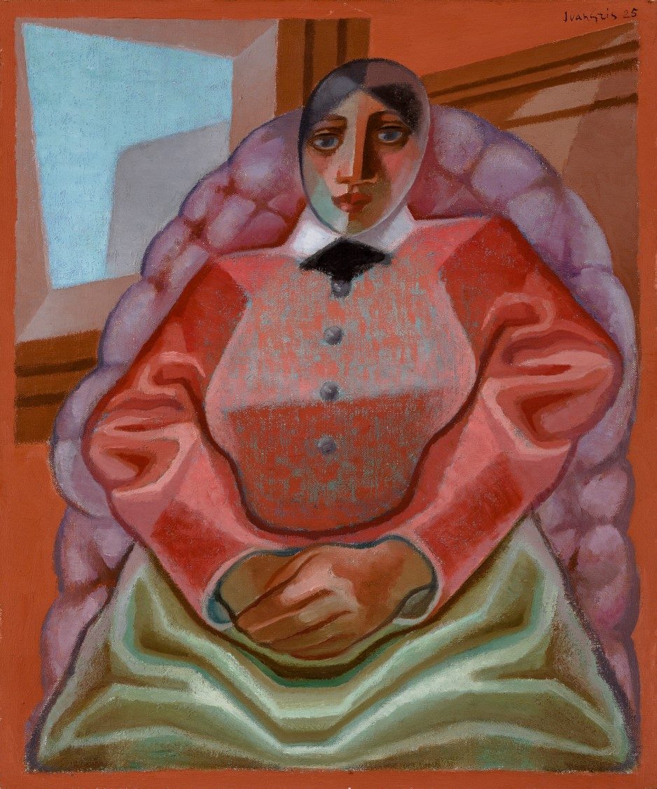 Juan Gris. Femme dans un fauteuil. 1925. Óleo sobre lienzo. 55 x 46 CM